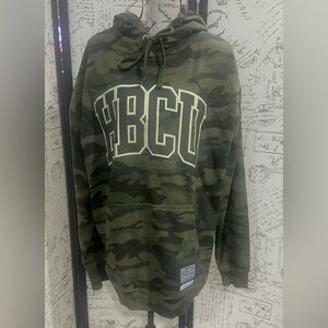 Mitchell & Ness HBCU Green Camouflage Hoodie